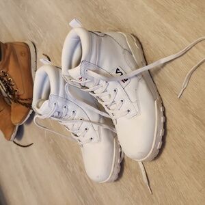 Fila grunge 2 (II) mid combat boot women's 8